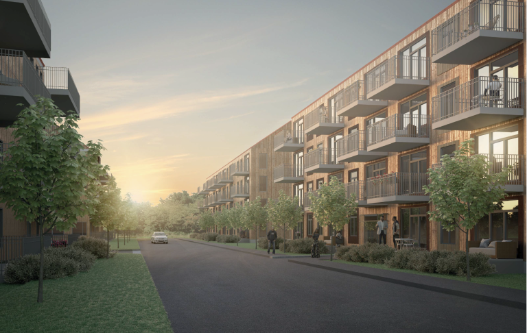 illustration visualisering fyrby