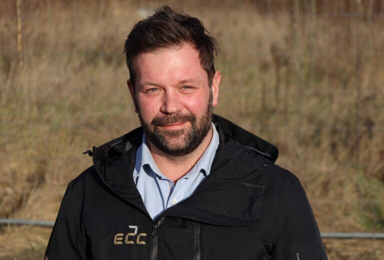 Christian Oelke, byggledarstudent på E2C