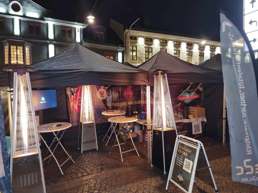 Musikhjälpen 2021: E2C-tältet på Eventtorget