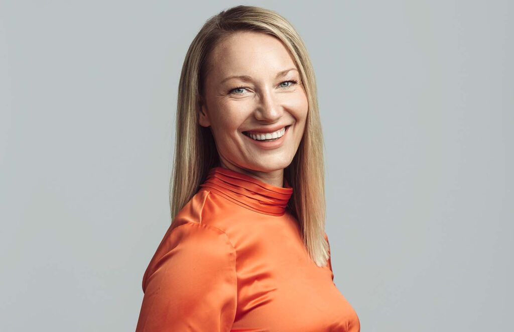 Caroline Karlsson på E2C. Bild: Fotograf Satu